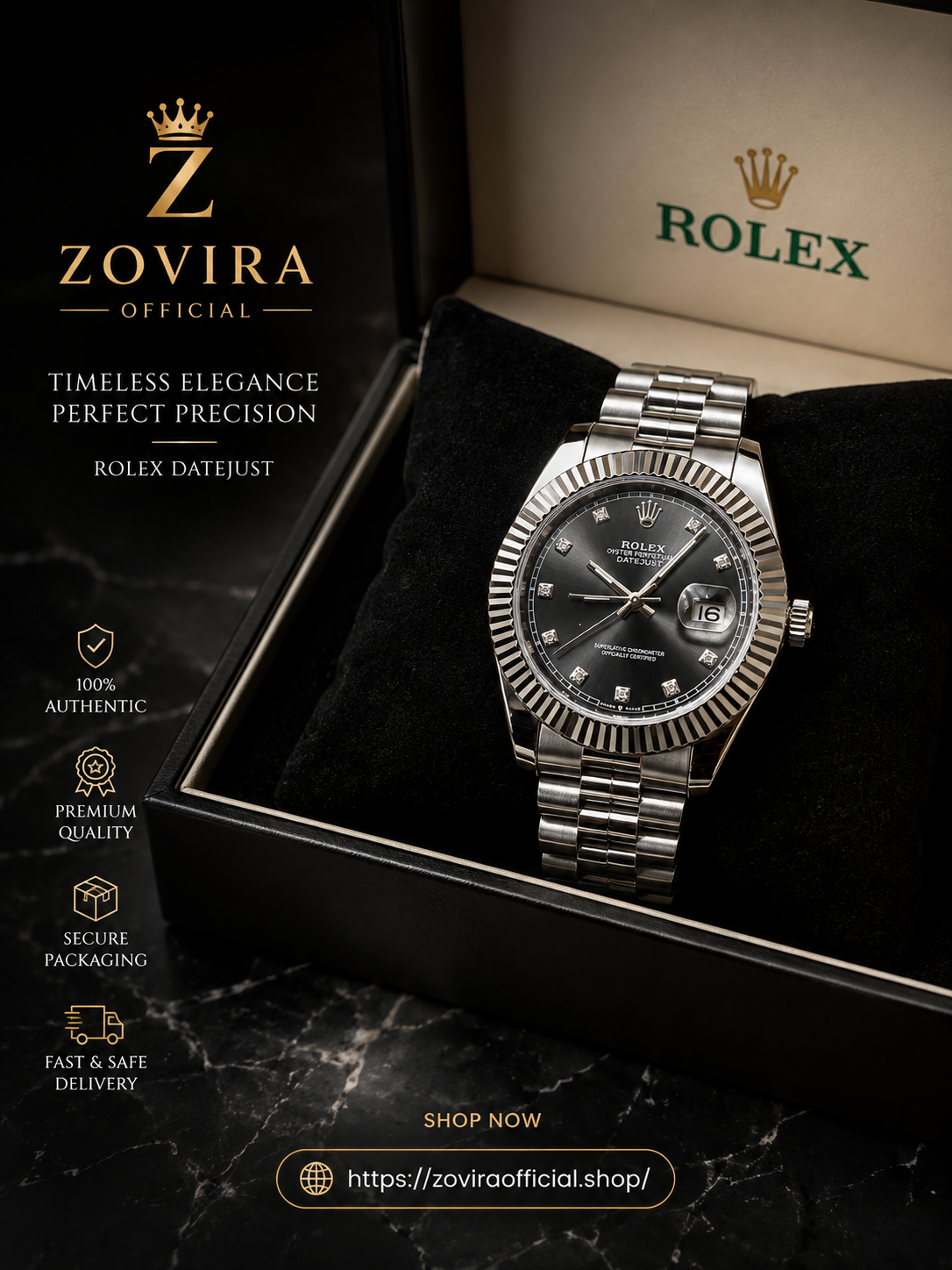 Rolex Datejust Style Watch