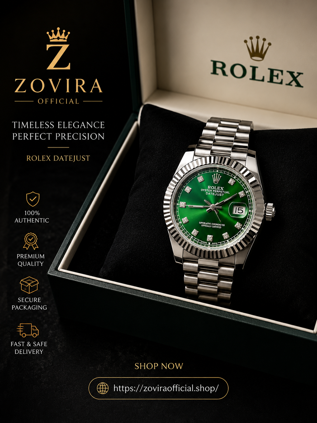 Rolex Datejust Style Watch
