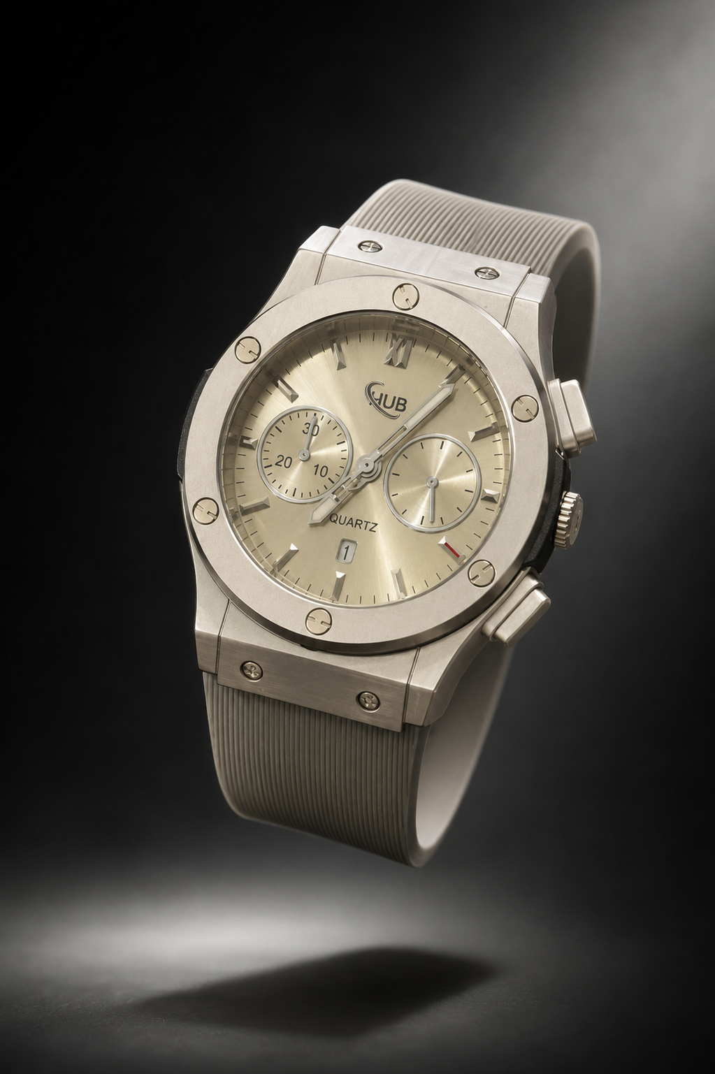 HUB Classic Fusion Chronograph Watch Date working Master lock - Image 2