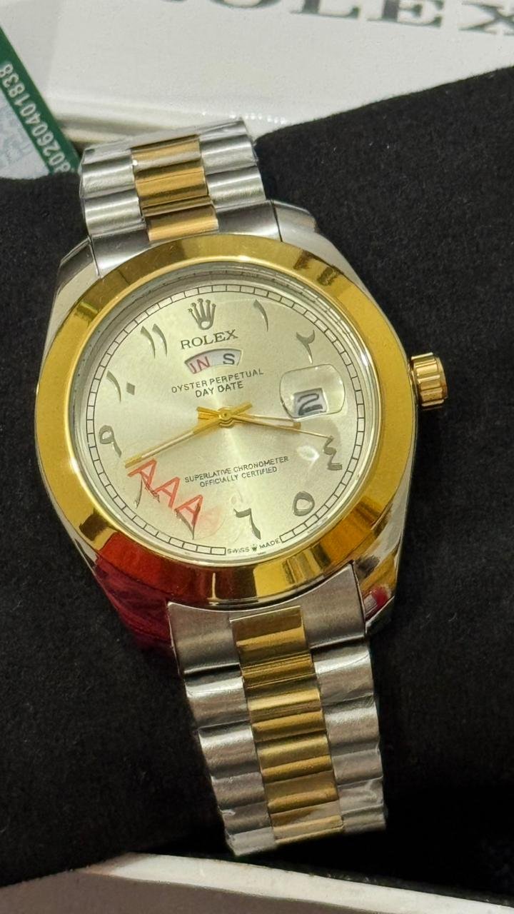 VIP Rolex Date And Day Style Watch Year Complete Warranty - Image 2
